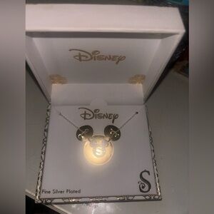 Disney Gold Mickey Mouse S Necklace plated silver new